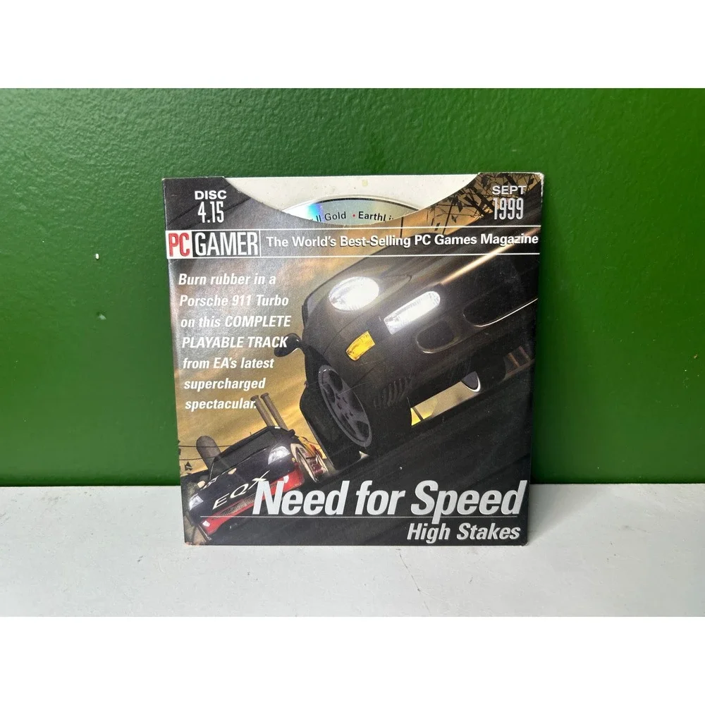 PC Gamer Disc 4.15 Sept 1999 Need for Speed High Stakes Demo Vintage PC CD-ROM